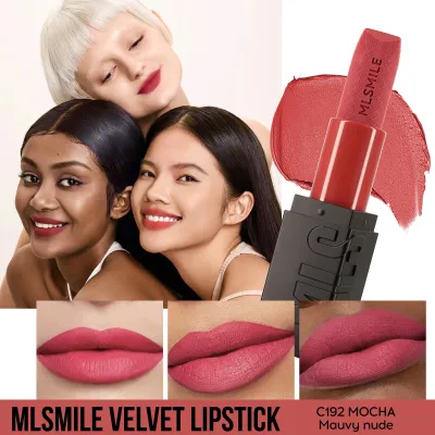 Mlsmile 6 Color Embossed Velvet Matte Moisturizing Lipstick Set
