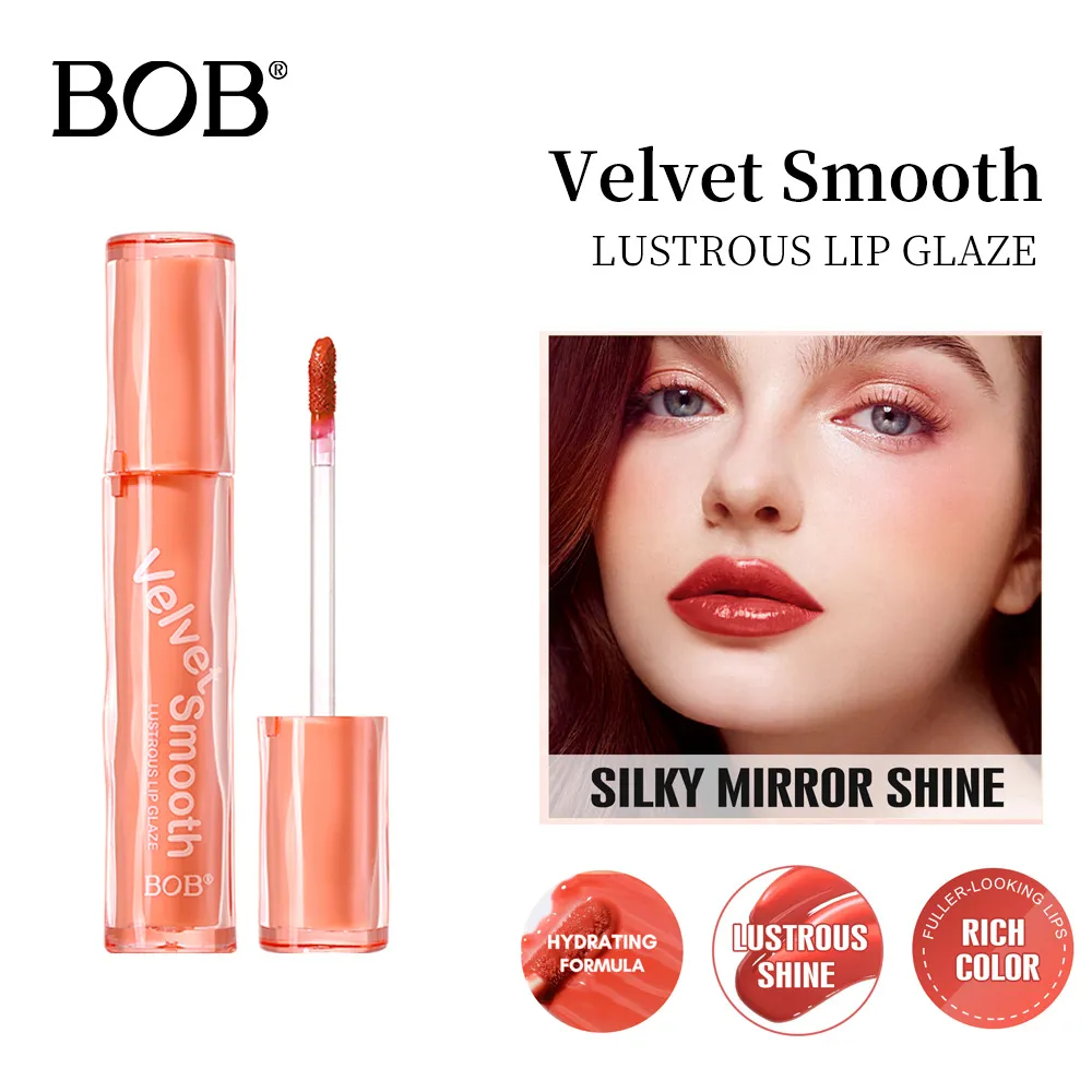 Bob Mirror Moisturizing Not Falling Lip Gloss Pearlescent Aqua Satin