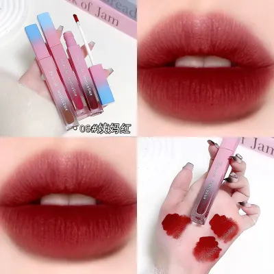 Fashion Matte Lip Mud Lip Gloss Lipstick Velvet Moisturizing Soft Mist Non-Stick Cup
