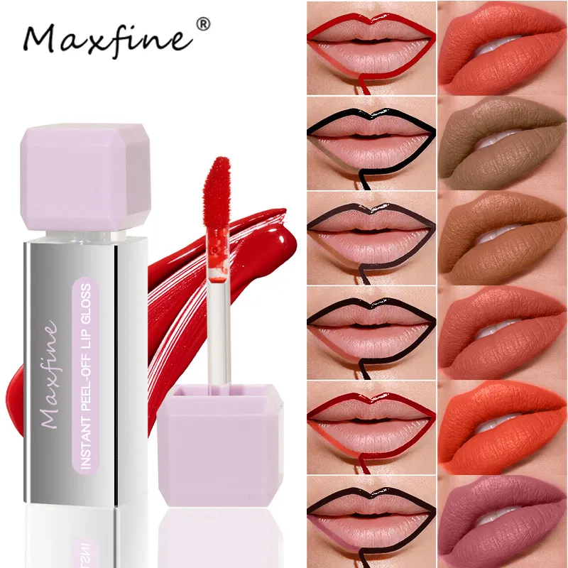 Maxfine Tearable Matte Long-Lasting Easy-To-Color Lipstick