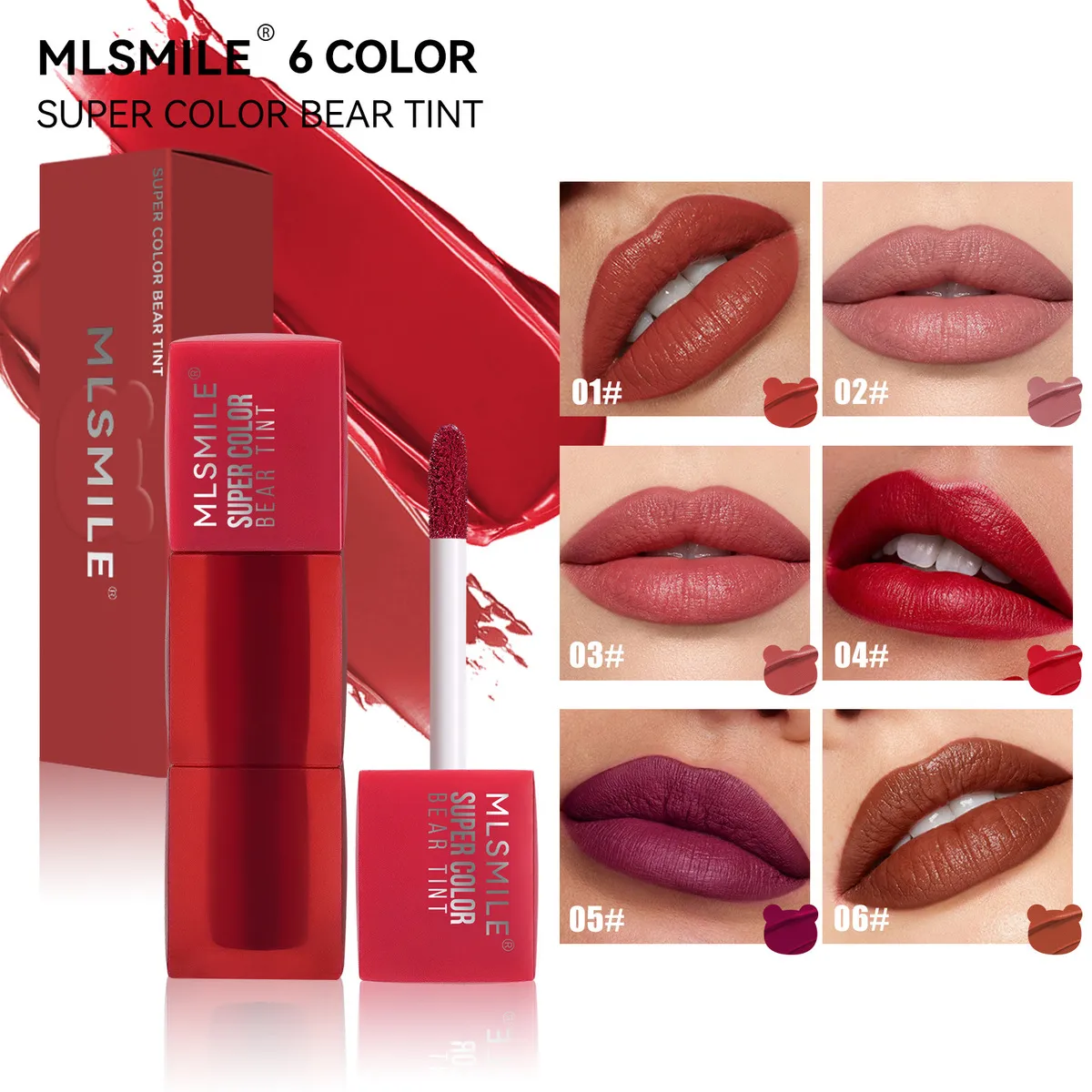 Mlsmile Long Lasting Velvet Mist Liquid Non-Stick Cup Lipstick Waterproof Matte