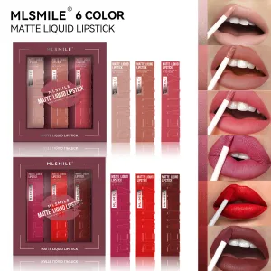 Matte Non-Stick Cup Lip Glaze 3pcs Set Beauty Lips