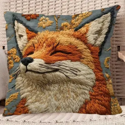 Fashion Creative Cute Soft Newspaper Dog Pillow Cover Home Decorative