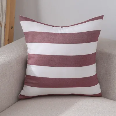Fashion Modern Stripe PP Cotton Cushion Cover