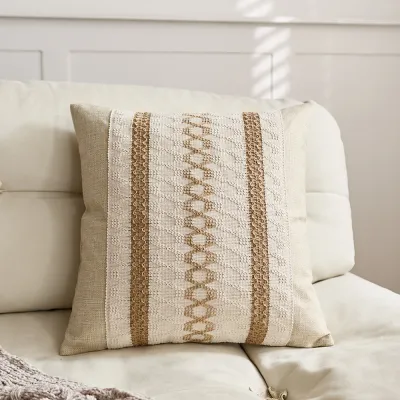 Fashion Boho Line Sofa Cushion Pillow Case with PP Cotton Filler