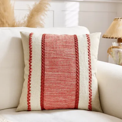 Fashion Boho Line Sofa Cushion Pillow Case with PP Cotton Filler