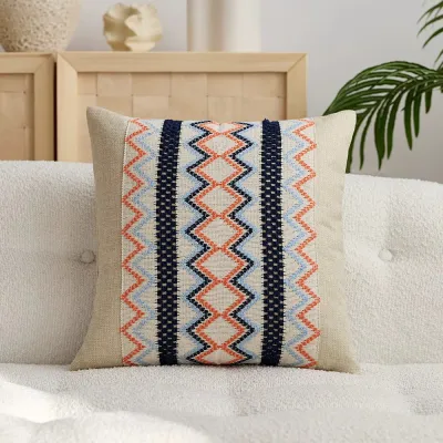 Fashion Boho Line Sofa Cushion Pillow Case with PP Cotton Filler
