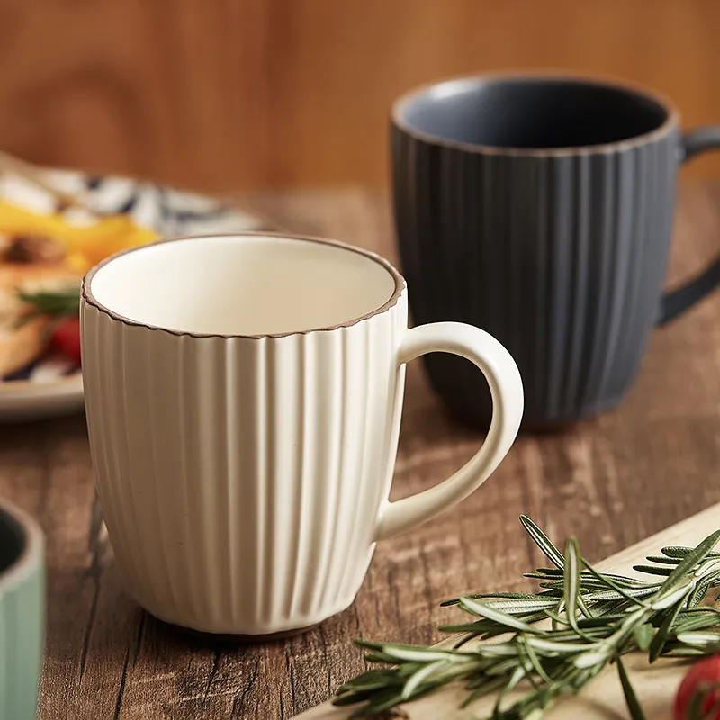 Fashion Modern Minimalist Ceramic Mug Cup for Home Kitchen