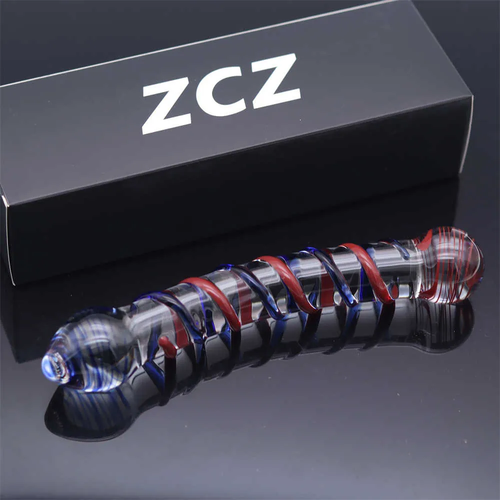 Glass Simulation Massage Stick Sex Toy
