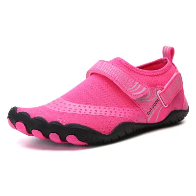 Kids Boys Girls Fashion Non-Slip Wear-Resistant Soft-Soled Quick-Drying Velcro Beach Wading Shoes