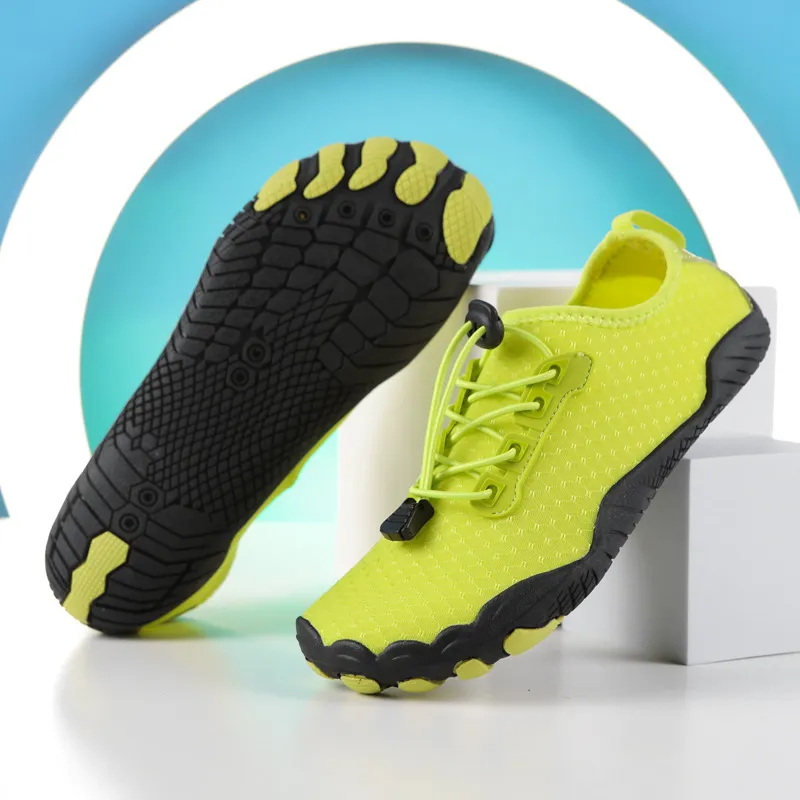 Kids Boys Girls Fashion Casual Drawstring Outdoor Non-Slip Wear-Resistant Quick-Drying Beach Wading Shoes