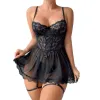 Black (Including Thong Garter Belt)