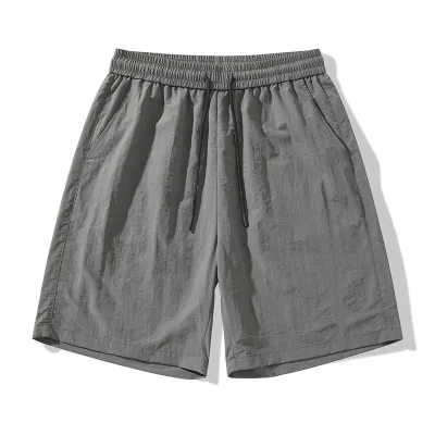 Fashion Casual Solid Color Thin Breathable Loose Sunscreen Shorts