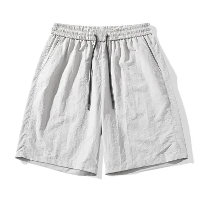 Fashion Casual Solid Color Thin Breathable Loose Sunscreen Shorts
