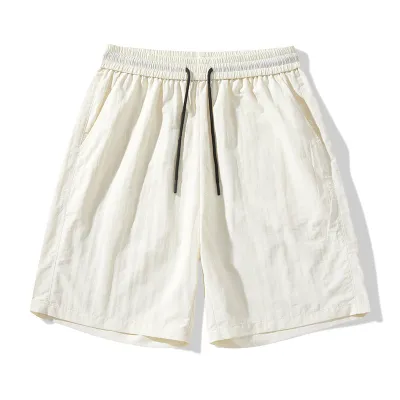 Fashion Casual Solid Color Thin Breathable Loose Sunscreen Shorts