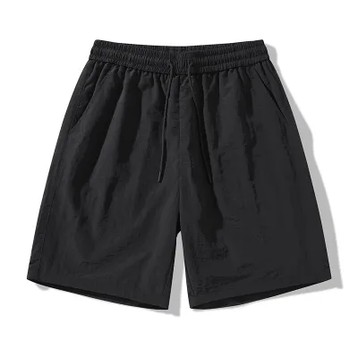 Fashion Casual Solid Color Thin Breathable Loose Sunscreen Shorts