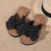 Black Satin Bow