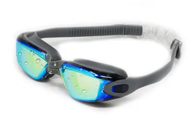 Fashion Electroplated Anti-Fog Waterproof Swimming Goggles