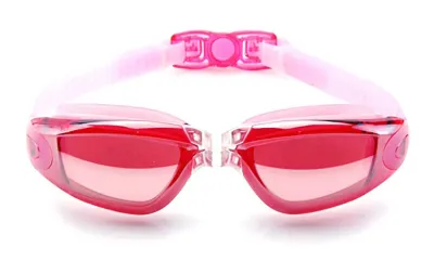 Fashion Electroplated Anti-Fog Waterproof Swimming Goggles
