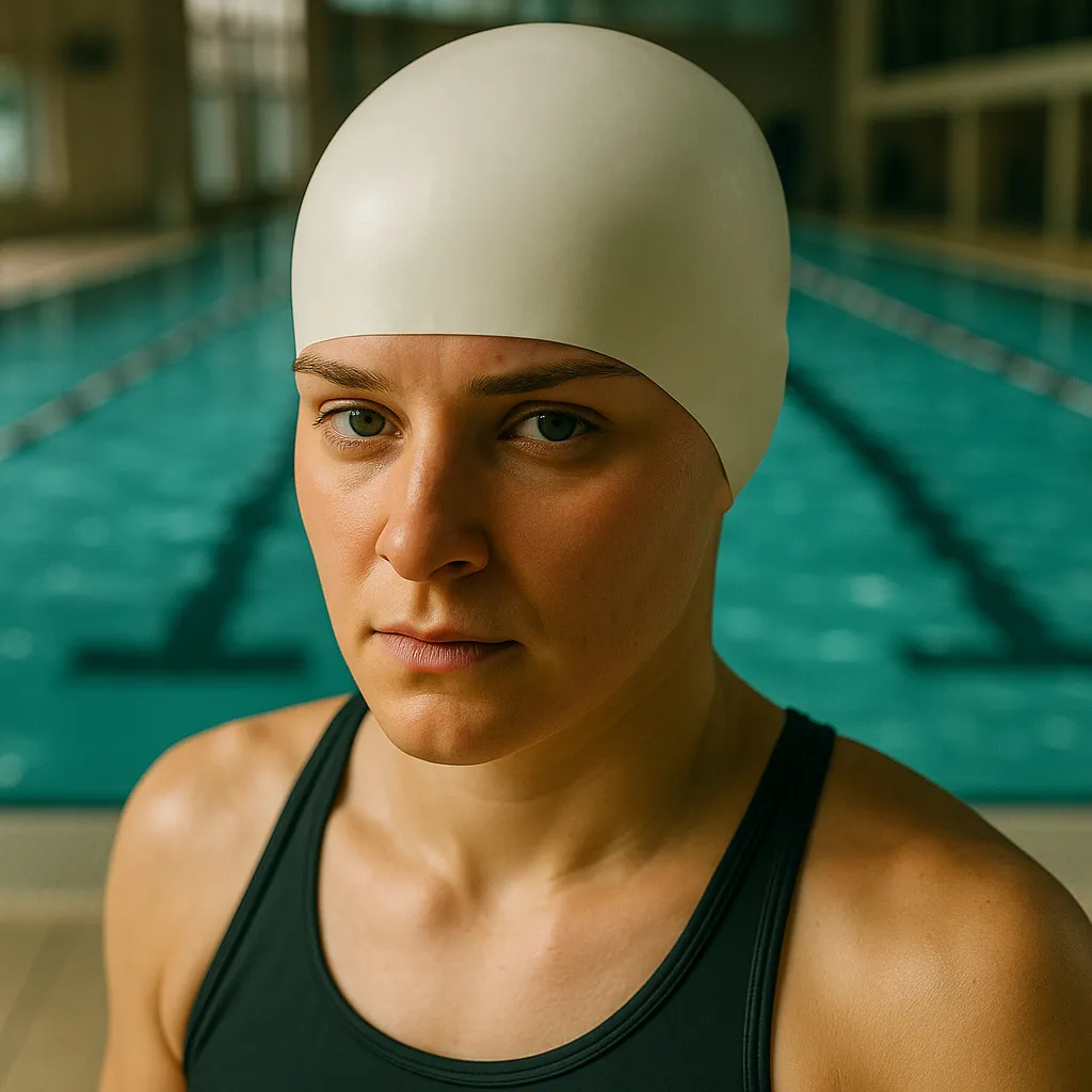 Women Fashion Silicone Waterproof Anti-Chlorine Tear-Resistant Swimming Cap
