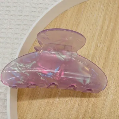 Women Fashion Multi Color Acrylic Grab Clip