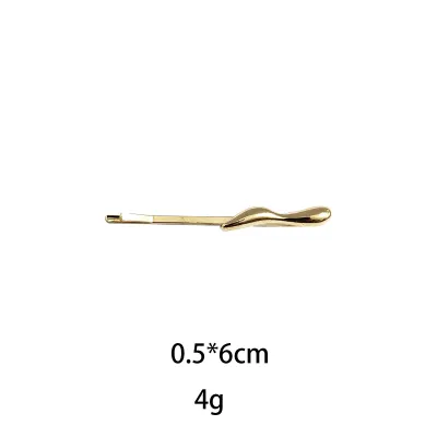 Women's Fashion Irregular Zinc Alloy Hair Clip for Bangs