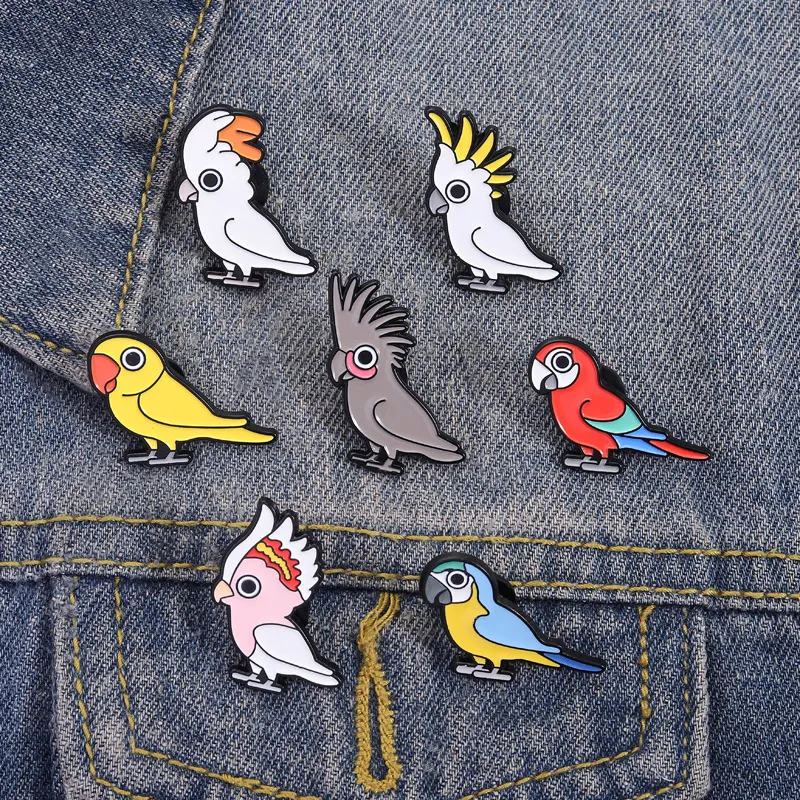 Fashion Cartoon Cute Parrot Series Brooch
