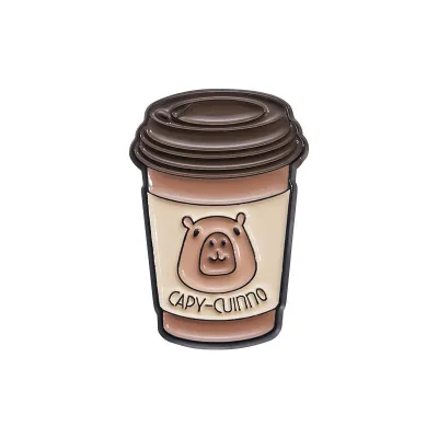 Fashion Creative Cartoon Cute Capibala Series Brooch Pin