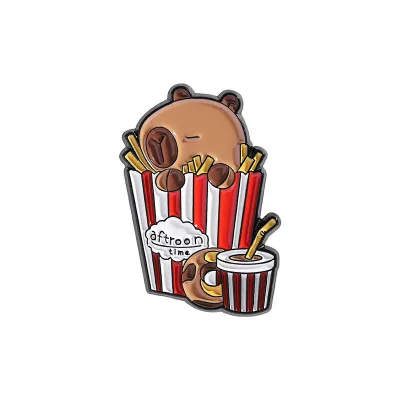 Fashion Creative Cartoon Cute Capibala Series Brooch Pin
