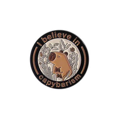 Fashion Creative Cartoon Cute Capibala Series Brooch Pin