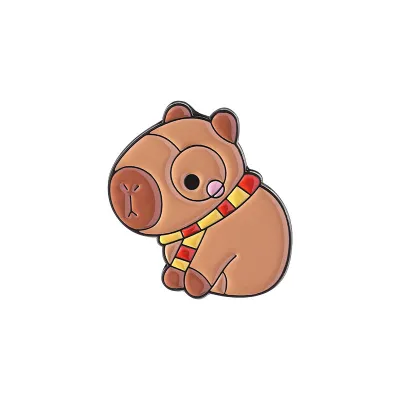Fashion Creative Cartoon Cute Capibala Series Brooch Pin