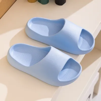 Kids Boys Girls Fashion Summer Solid Color Thickened Dual-Use EVA Slippers