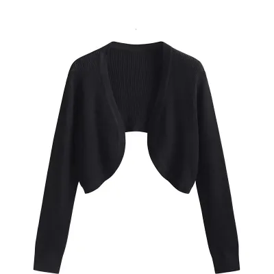 Women Fashion Casual Spring Summer Solid Color Long-Sleeve Thin Sunscreen Knitwear