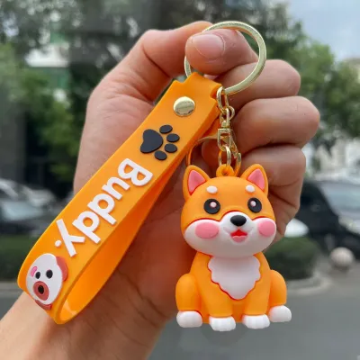 Fashion Creative Cute Dog Pendant Bag Keychain