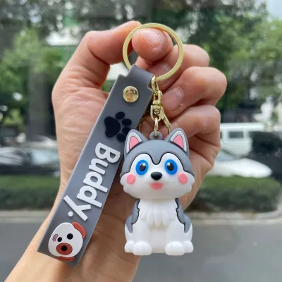 Fashion Creative Cute Dog Pendant Bag Keychain