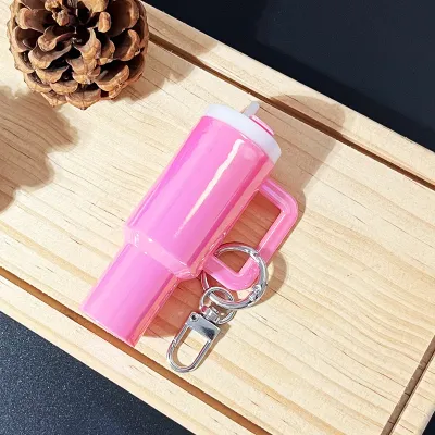 Fashion Colorful Detachable Mini Ice Cup Pendant Bag Keychain