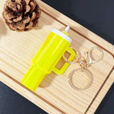 Fashion Colorful Detachable Mini Ice Cup Pendant Bag Keychain