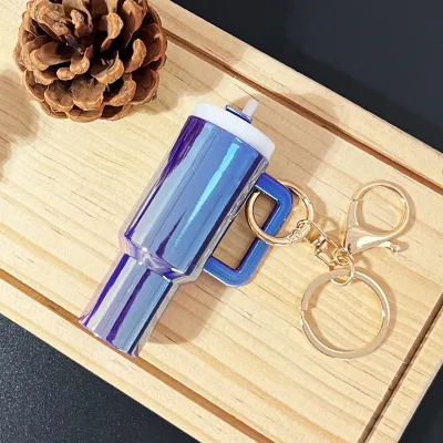 Fashion Colorful Detachable Mini Ice Cup Pendant Bag Keychain