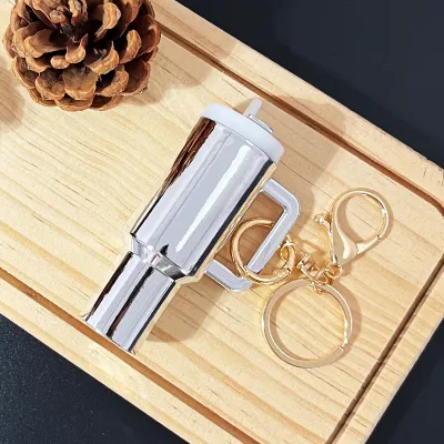 Fashion Colorful Detachable Mini Ice Cup Pendant Bag Keychain