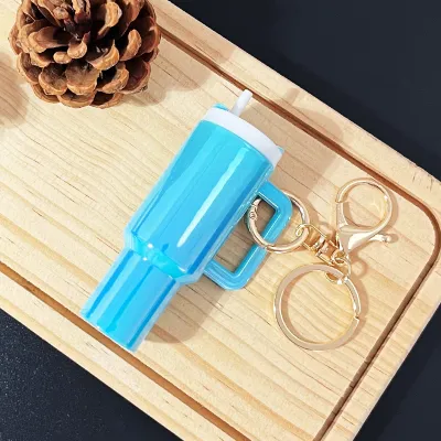 Fashion Colorful Detachable Mini Ice Cup Pendant Bag Keychain