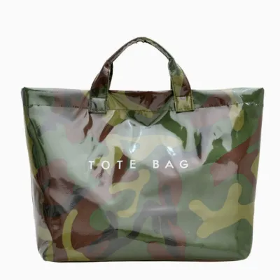 Women Fashion Casual Leopard Large Capacity Handbag Bucket Bag