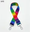 68 Colored Horizontal Silver Buckle