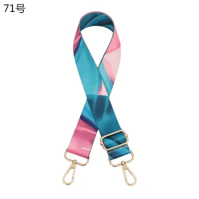 Fashion Rainbow Stripe Bag Shoulder Strap Adjustable Strap Bag Accessories