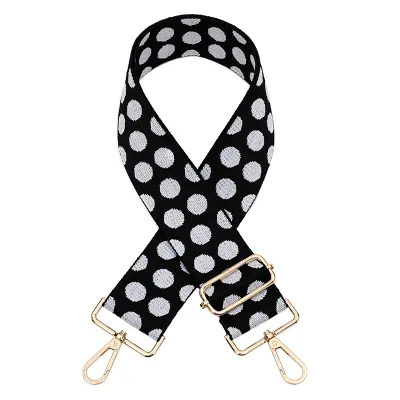 Fashion Wave Point Thickened Jacquard Bag Shoulder Strap Adjustable Strap Bag Accessories