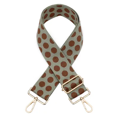 Fashion Wave Point Thickened Jacquard Bag Shoulder Strap Adjustable Strap Bag Accessories