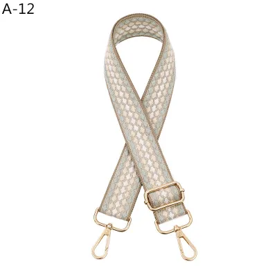 Fashion Jacquard Pattern Adjustable Replacement Long Shoulder Strap Strap Bag Accessories