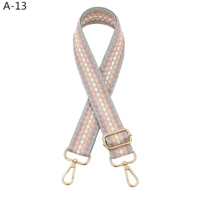 Fashion Jacquard Pattern Adjustable Replacement Long Shoulder Strap Strap Bag Accessories