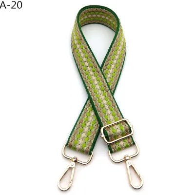 Fashion Jacquard Pattern Adjustable Replacement Long Shoulder Strap Strap Bag Accessories