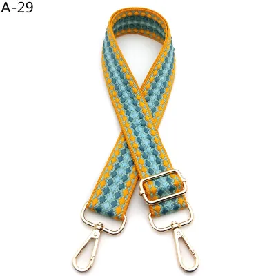 Fashion Jacquard Pattern Adjustable Replacement Long Shoulder Strap Strap Bag Accessories