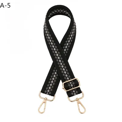 Fashion Jacquard Pattern Adjustable Replacement Long Shoulder Strap Strap Bag Accessories